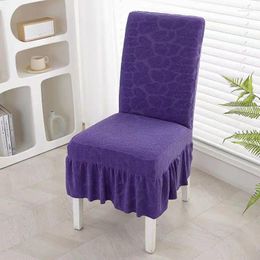 Chair Covers Cover Universal Backrest Integrated Seat El Restaurant Thickened