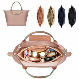 make Up Organiser Felt Insert Bag For Women Handbag Travel Inner Purse Portable Cosmetic Bags Fit Various Bags p9Ri#