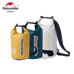 Bags Naturehike Waterproof Bag Ultralight Dry & Wet Seperation Shoulder Bag Outdoor Swimming Streaming 10L 15L 25L