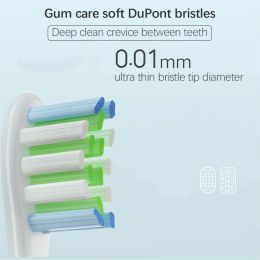 For Oclean One/ Air2 /SE /X/ X PRO/ Z1/ F1 Sonic Electric Toothbrush Head 10 Pcs Replaceable Brush Head with Independent Package