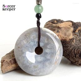 Pendant Necklaces Natural Coral Stone Chrysanthemum Peace Buckle Necklace Zircon Amulet Men Ladies Classic Fashion Jewellery Gift BF966