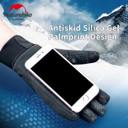 Naturehike 2019 New Winter Outdoor Sports Gloves Antiskid Touch Screen Keep Warm Cycling Full Finger Gloves Hiking Skiing Gloves