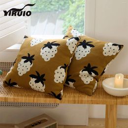 Pillow YIRUIO Brand Summer Grape Design Case Breathable Soft Cotton Knitted Cover Decorative For Sofa Bed