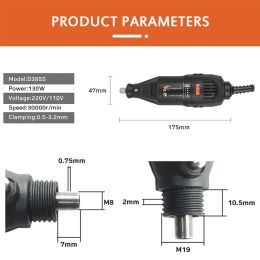 220V Mini Electric Drill Engraver Electric Drilling Machine For Rotary Tools Mini Dremel Tool With Power Tools Accessories