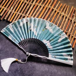Decorative Figurines Aluminum Alloy Edge Fracture Fan Opening And Closing Smooth Catwalk Folding