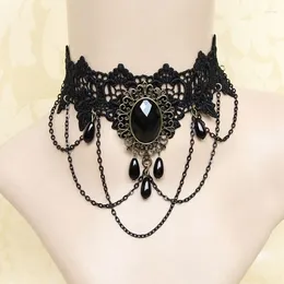 Choker Vintage Necklace Gothic Jewellery Necklaces & Pendants False Collar Statement For Women Accessories