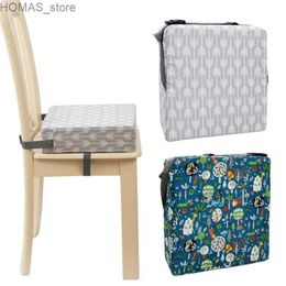 Cushion/Decorative Pillow Childrens Folding Cushion High Chair Baby Meal Booster Seat Portable Childrens Chair Cushion Y240401