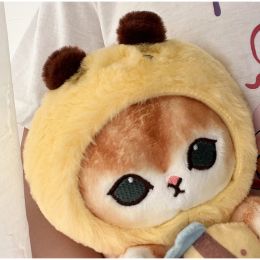 20CM Shark Cat Forest Series Plush Doll Anime Kawaii Cat Bee Strawberry Pendant Doll Christmas Birthday Girl Boy Gift