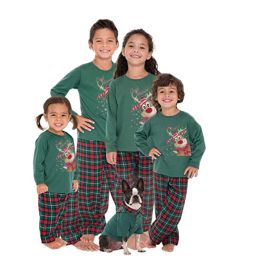 2024 Christmas Pyjamas Outfits Family Mother Father Kids Matching Clothes Look Mommy And Me New Year's Costumes Pyjamas Deer
