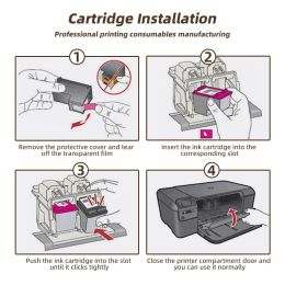 662XL Black & Tri-color Compatible For HP 662 XL Ink Cartridges For HP Printer Deskjet 1015 1515 2515 2545 2645 3515 3545 4510