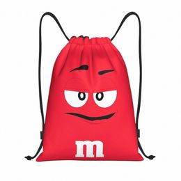 custom M And M Chocolate Meme Drawstring Backpack Bags Women Men Lightweight Gym Sports Sackpack Sacks for Shop j9wC#