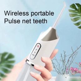Brush 1SET Tooth Irrigator Portable Electric Tooth Cleaning Device Oral Cleaner Water Spray Household Tooth Cleaning Device Oral Care