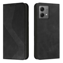 Magnetic Leather Book Case For Motorola Edge 40 Neo Phone Cover On For Moto G Power Play 2024 G14 G54 G84 5G Flip Wallet Bags