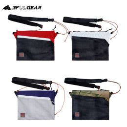 Bags 3F UL Gear XPAC Lightweight Shoulder Bag Ultralight Portable Travel Crossbody Bag Mini Bag Rainproof Hiking Camping Equipment