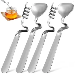 Coffee Scoops Hanging Spoon Stir Spoons Bar Honey For Tea Stainless Steel Espresso Flatware