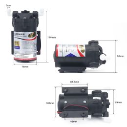 50GPD 24V DC RO Water Booster Pump 2500NH 75GPD 100GPD Increase Reverse Osmosis Water Purifier System Pressure