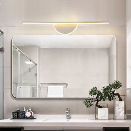 Nordic Long Wall Lamp Minimalist LED Decorative Lighting For Bedside Mirror Front Light Bedroom Study Bathroom Mirror Luminaires