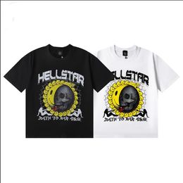 Summer Mens T-shirts designer luxury brand letters printed men short sleeves America street youth loose hip hop hellstar studios vintage short sleeve shirt tops M-3XL