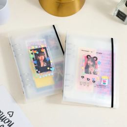 A5 Kpop Binder Photocard Ins Photo Album Heart Photo Card Album Idol Cards Collect Book Picture Holder Student School Stationery