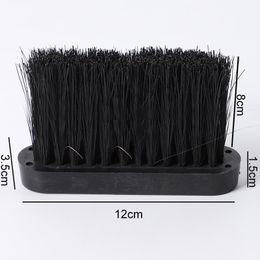 2PCS 7cm/8cm Hearth Brush Head Chimney Brush Accessories Plastic Handle Fireplace Brush Head Replacement Broom Fireplace Clean