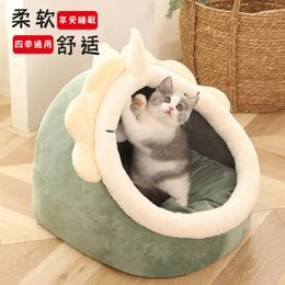 Cat Carriers House Four Seasons Universal Villa Home Closed Winter Warm Dog Bed Pet Supplies