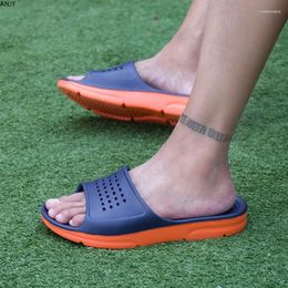 Slippers 2024 Summer Men Home Massage EVA Unisex Sandals Pregnant Non-slip Bathroom Shoes Beach Plus Size