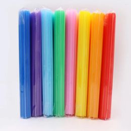 Disposable Cups Straws 200 Pcs Cocktail Smoothie Drink Drinking Various Party Pipettes Child