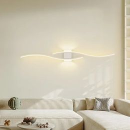 Modern LED Wall Lamp For Living Room Bedroom Bedside Wall Lights TV Background Decor Wall Light Sconces Indoor Lighting Fixture