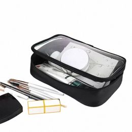 women Makeup Bag Waterproof Clear PVC Travel Cosmetic Bags Case Travel Make Up Kit Bags for Men Toiletry Brush Organiser Pouch t1ih#