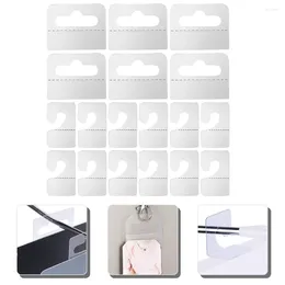 Hooks 200 Pcs Aircraft Hole Hook Adhesive Hanging Tabs Hangers Self Clear Display Retail Sticker Plastic