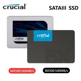 Crucial 2.5" Solid State Drive MX500/BX500 250G 500G 1TB 2TB 4TB SATA3.0 SSD for Dell Lenovo Asus Laptop Desktop Hard Disk Drive