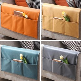 Storage Organizer Antislip Bedside Bag Bed Sofa Side Pouch Hanging Couch Holder Technology cloth Pockets for 240319