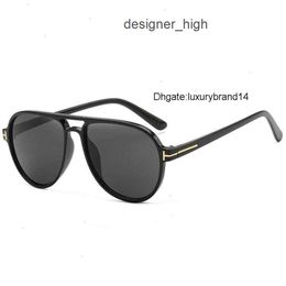 TF De Designer Glasses Uv400 Brand Fashion Pilot Driving Aviation Vintage Oculos Toms Fords Sunglasses Sol Feminino Women Men Q77J