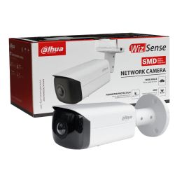 Dahua WizSense 4MP Wide Angle Bullet Camera 180° Field of View EPTZ Smart Track Alarm CCTV SMD 3.0 Mic Monitor IPC-HFW3441T-AS-P