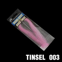 Glow Material UV Holographic Tinsel Twisted Fly Tying Crystal Jigs Hook Assist Super Soft For Fly Tying Assist Hook Tying