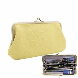 royal Bagger Clutch Purses for Women Genuine Cow Leather Coin Purse Card Holder Fi Casual Kiss Lock Phe Wallet 1516 o7jQ#