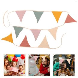 Party Decoration Garland Baby Bunting Birthday Triangle Banner Decorations Flags Holiday Hanging