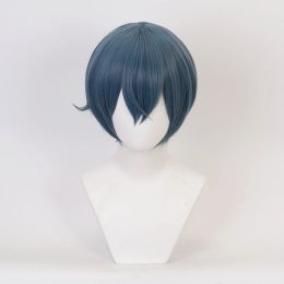 Wigs Kuroshitsuji Book of the Atlantic Phantomhive Ciel Short Wig Cosplay Black Butler Synthetic Hair Wigs + Wig Cap