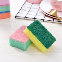 Idea Household Supplies Kitchen Accessories Cleaning Wipes Dishwashing Scouring Pad Sponge Set Sink Scrubber Useful Little Thing