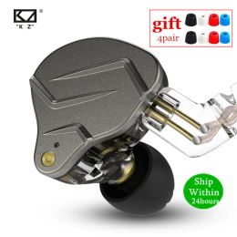 Headphones Newest KZ ZSN PRO 1BA+1DD Hybrid technology HIFI Metal In Ear Earphones Bass Earbud Sport Noise Cancelling Headset ZS10 PRO ZSX