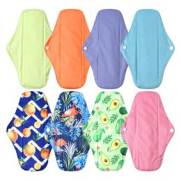 Cloth Sanitary Pads Reusable Cloth Menstrual Pads Bamboo Charcoal Menstrual Mats + Wet Bag for Women Teens Dropshipping