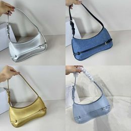 Designer Bag Halloween Lanboli Silver Underarm Clutch Long Flap Bags Purse Vintage Handbag Leather Crossbody Shoulder Tot Vqpab