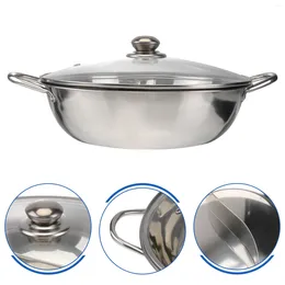 Double Boilers Mandarin Duck Pot Non Stick Cooking Utensils Two-flavor Stainless Steel Cookware