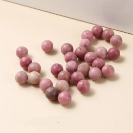 6-12mm Natural Half Hole Multicolor Colour Stone Smooth Round Shape Loose Beads DIY Jewellery Accessories 25Pcs sk261