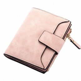 new Leather Women Wallet Hasp Small and Slim Coin Pocket Purse Women Wallets Cards Holders Luxury Brand Wallets Designer Purse x1Re#