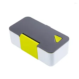 Dinnerware Portable Lunch Box Phone Holder Microwave Oven Square Container Plastic