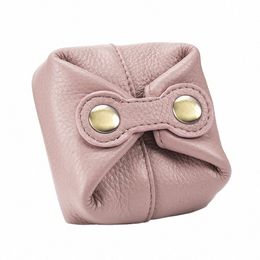 real Leather Women Cosmetic Bag Cute Makeup Pouch Travel Small Earphe Keys Box Lipstick Organiser Case Fi Mini Coin Purse S98e#