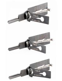 Locksmith Supplies Original Lishi 2 in 1 Lock Pick Decoder Cisa5 Yale5 yale6 For Yale Unlocking Civic Practise Safe Lock Pickin5841698