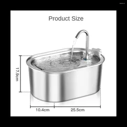 Dog Collars Cats Water Fountain Stainless 108Oz/3 2L Pet Dispenser Fountains For Drinking Bowl EU PLUG