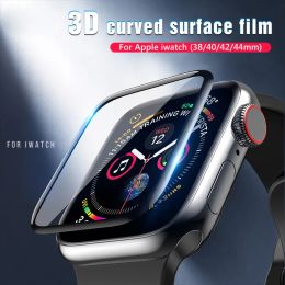 PET+PMMA Screen Protector for Apple Watch 7 6 5 4 3 2 1 3D Curved Surface Film for Apple iWatch Band 38mm 40mm 42mm 44mm 45mm